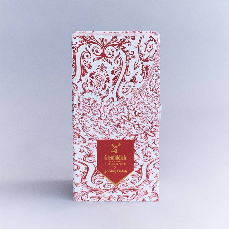 Glenfiddich Grand Couronne x Jordan Dalah Exclusive Box Set Red/White