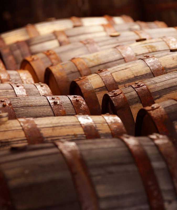 Whisky cask barrels