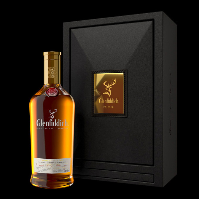 SINGLE MALT SCOTCH WHISKY Glenfiddich Original 1963 Metal case