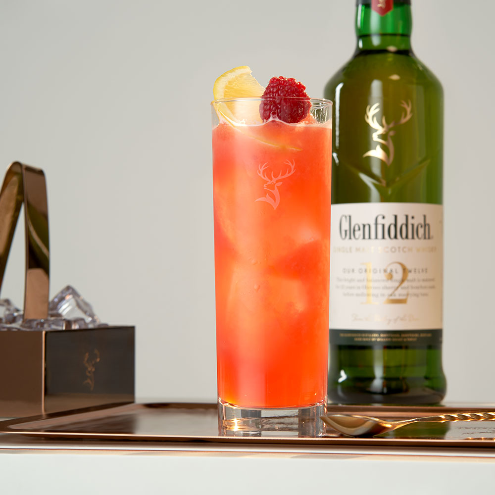 Red & Cherried cocktail