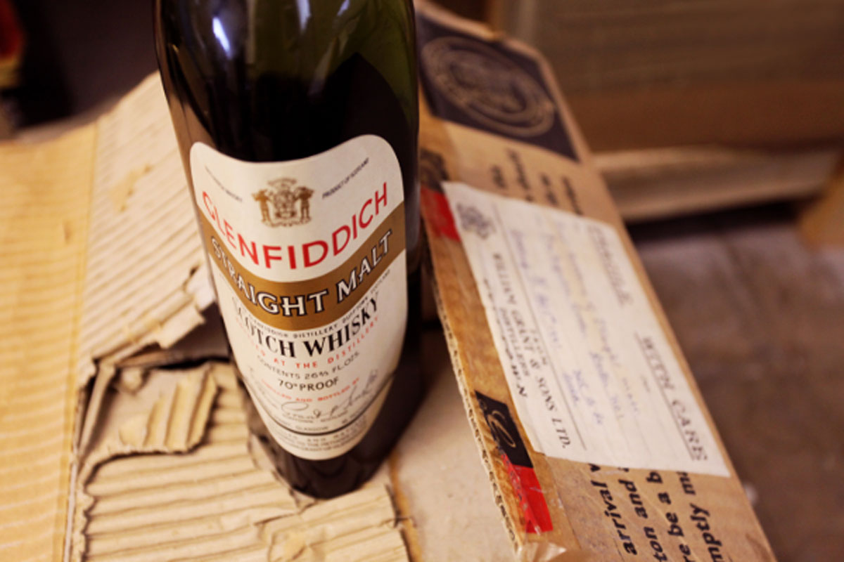 Bottle of Glenfiddich