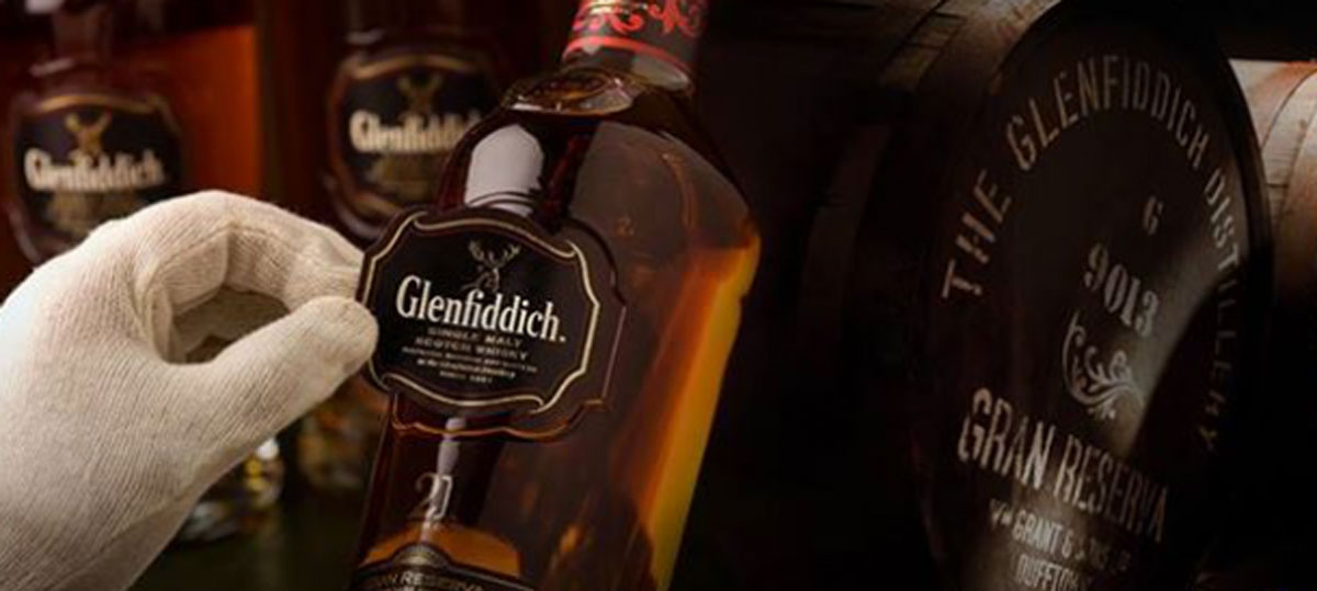 Bottle of Glenfiddich