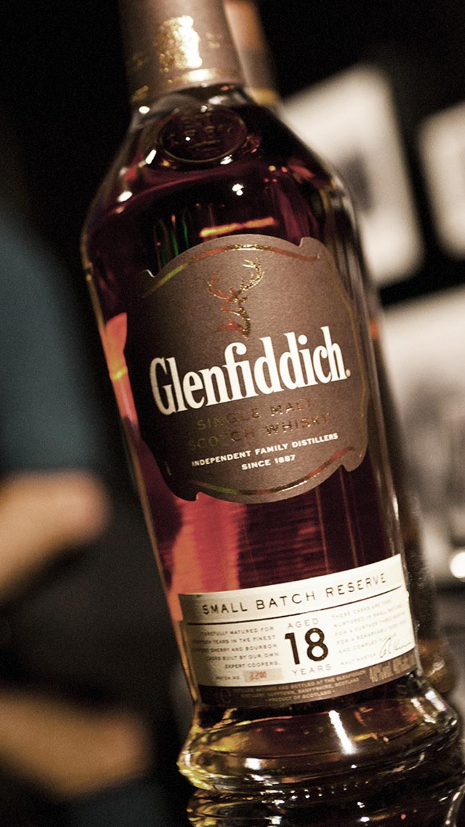 Glenfiddich 18 year old bottle