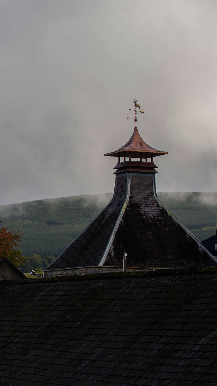 Glenfiddich distillery spire