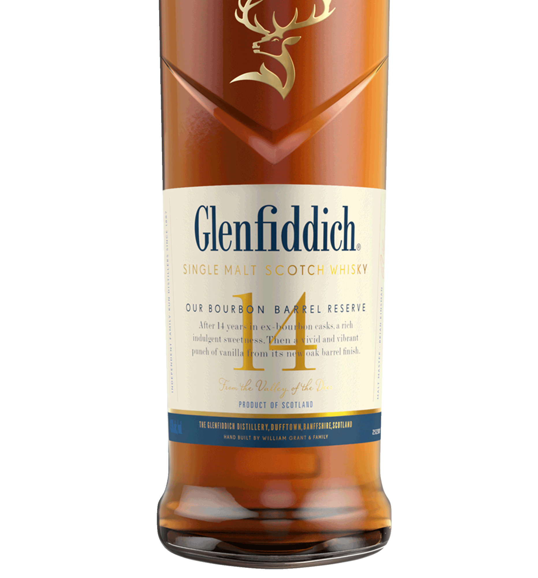 Glenfiddich 14 year old bottle