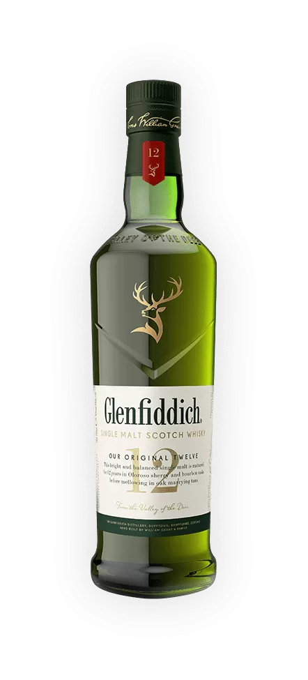 Glenfiddich Scotch Whisky (98 calories)