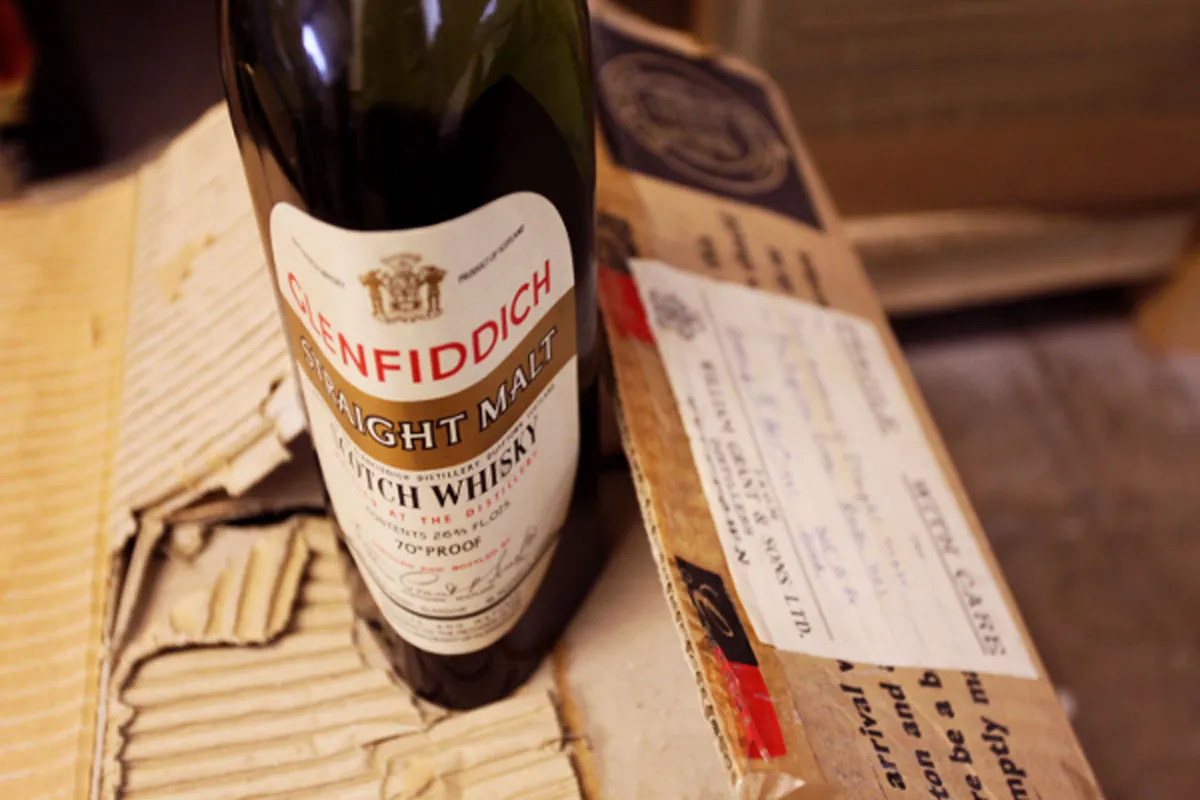 Bottle of Glenfiddich
